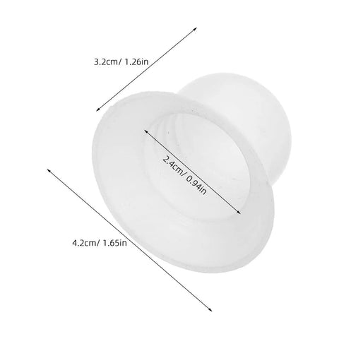 DoItTool Patio Umbrella End Cap Repair Kit 2 Pack, White Plastic Threaded Spiral Top Cap for Garden Market Beach Umbrellas. Durable Rain Resistant Replacement Pieces Easy Install To Fix Worn Out Poles and Save Money Instead Buying New. 4.2cm size
