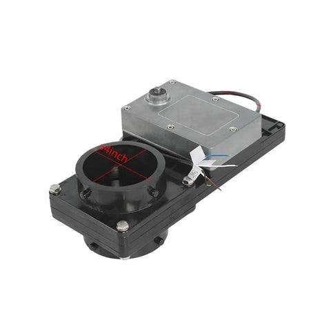3 Inch RV Electric Sewage Drain Valve For Camper Caravan Outdoor Use With Quick Response Sealing Block Rainwater And Car Wash Water installed