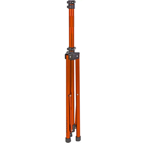 Tri Doc Cycling Stand A Stable Folding Aluminum Non Slip Tri Leg Trail Doc Stand With Rubber Covered Legs Folded