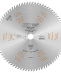 Fine Finishing 12 Inch Saw Blade For Hardwoods, Laminate, Melamine And Plywood, Pro Grade Crosscut with laser cut slots