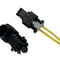Straight Shot Ambient Air Temperature Sensor With Pigtail Wire Harness Direct Replacement For Cadillac Buick Gmc Trucks detailing connectors and wires.