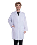 Unisex White Lab Coat Halloween Costume For Scientists And Doctors Long Sleeve Doctor Style Coat Adult Nurse And Student Look