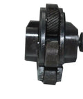 Side view of Six Head Knurling Tool Holder For Lathe With Rotating Knurling Head 3/8 X 7/8 X 5-1/2 Inches Three Knurl Finishes