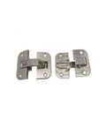 2 Pack Heavy Duty Stainless Steel Cabinet Hinges With Concealed Adjustable Design For Corner Cabinets Rust Resistant Smooth Operation
