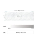 Marble Look Contact Paper Easy Peel And Stick White Wallpaper 24 Inch By 78 Inch 2 Pack size and color details shown