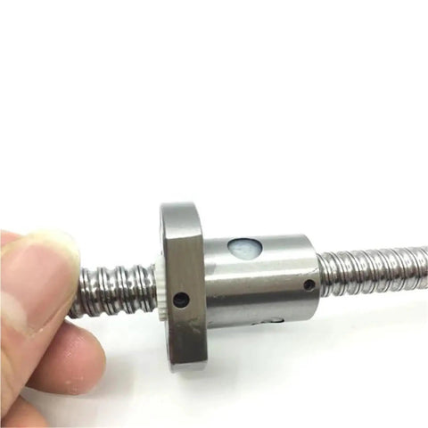 Heavy-Duty Cold-Rolled Ball Screw With 1204 Nut, 500mm Length, Smooth Low-Backlash Linear Motion, Durable Steel Construction For CNC And Automation
