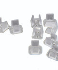 Must Have LED Neon Mounting Clips Pack 200 Durable PVC Fixing Clips For 6mm Neon Flex Strips Clear Transparent Reusable