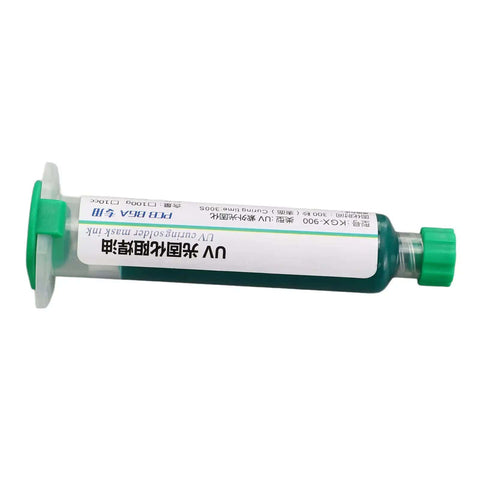 2 Pack Solder Mask Ink PCB Curing Kit For Computer And Mobile Repair Pro Grade Solder Mask Ink in syringe