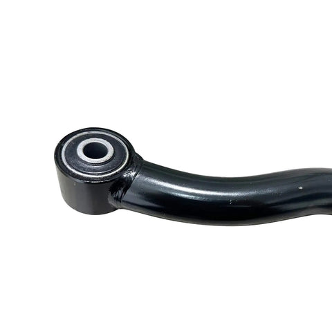 Beefed Up Heavy Duty Adjustable Rear Track Bar For 2018 2019 2020 2021 Jeep Wrangler JL JLU Two To Four And A Half Inch Lift Forged HD Suspension Upgrade Zinc Plated Powder Coated For Axle Alignment black bushing end