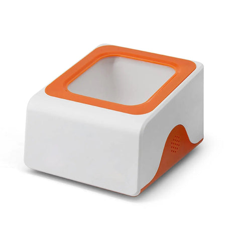 Desktop Barcode Scanner With Big Window And CMOS Sensor For Quick Auto Scan, QR Code Reader For Retail Store And Supermarket