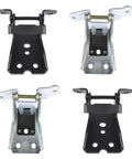 Bad Boy Set Of Four Heavy Duty Front Door Hinges Upper And Lower For Classic Ford Pickup Rigs, with durable metal construction.