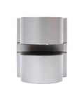 L10 Pneumatic Disc Brake For CNC Machine Tool Calipers in white finish, front view, self-resetting, durable industrial system.