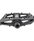 Front view of Strapd Platform Pedal With 9/16 Inch Chromoly Axle And Concave Composite Body Built In Strap Retention For MTB BMX And Fixed Gear