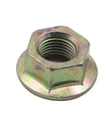 Professional Grade Flange Wheel Lug Nuts Fit Polaris ATVs And UTVs With Steel Wheels Grade 109 Zinc Coated Replaces 7542459 close-up image showing heavy-duty nut design.