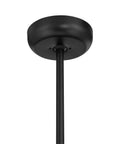 Matte Black Jewelry Inspired Chandelier Ceiling Fan With Integrated Led Lighting and Remote Featuring Faux Alabaster Accents For Whisper Quiet Airflow Easy Mounting And A Straight Up Showstopper Design For Your Place ceiling mount view