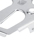 Close-up of stainless steel part from Stainless Steel Shoes Cabinet Hinges Set, 2 Pcs Replacement Fittings For One To Three Layer Shoe Drawer Cabinet