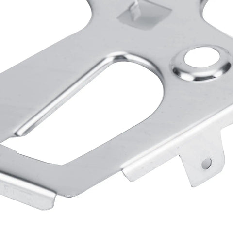 Close-up of stainless steel part from Stainless Steel Shoes Cabinet Hinges Set, 2 Pcs Replacement Fittings For One To Three Layer Shoe Drawer Cabinet