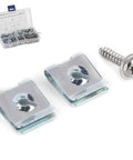Manganese Steel Self Tapping Screws Kit For Motor Vehicles, 200 Pieces, Zinc Coated Rust Resistant Fixings with screw and clips