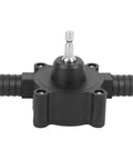 Mini Portable Centrifugal Water Pump Self Priming Handy Drill Powered For Quick Water Transfer Durable Plastic And Stainless Steel Build Great For Industrial And DIY Jobs, black drill adapter