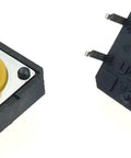 Red Tactile Microswitches 12x12x7.3mm 10 Pack Durable Long Life Touch Switches With Protected Pin Design For Home Appliances Audio Equipment Toys Mouse Business Machines And Electronics, yellow top