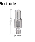 Metal electrode measuring 21.2mm by 6.8mm for S45 Air Plasma Cutter Torch Body Head for Air Cooled Systems