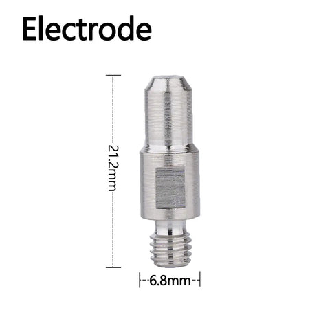 Metal electrode measuring 21.2mm by 6.8mm for S45 Air Plasma Cutter Torch Body Head for Air Cooled Systems