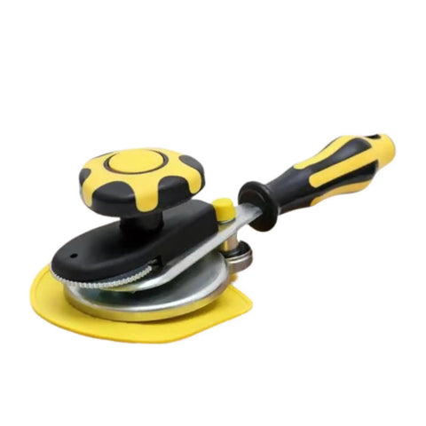 Versatile Can Sealing Tool For Home Canning, Easy To Store, Long Lasting Aluminum Handheld Sealer For Glass Jars with yellow handle