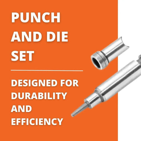 Pro Grade Replacement Punch And Die Set For Nibblers 1.6 E ABLK And BLK 1.6 E Models Includes 1 Punch And 1 Die
