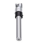Top Bearing Flush Trim Router Bit With 1/4 Inch Shank And 3/8 Inch Cutting Diameter for smooth wood trimming and precision template work on plywood or MDF.
