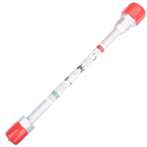 Airless Paint Sprayer Edge Shield Accessory With 517 Tip And 10 Inch Extension Pole For Graco Titan Sprayers, red caps view