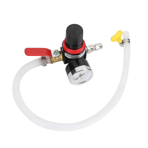 Universal Car Radiator Leak Tester And Cooling System Diagnostic Gauge With Quick Pressure Test 0.1 To 0.16 Bar Big 50cm Air Hose