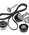 Top Tier Drive Belt Tensioner Pulley Kit 11955Ja10a Replaces Your Old One For Quick Fix And Smooth Run On Any Car Or Truck That Needs A Solid Replacement Part Fast. Drive belt tensioner pulley kit with belt, pulley, and bolt for car or truck