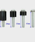 Extra Long M8 X 45mm Wall Mounting Screws Bolts Kit With 25mm Spacers For Samsung And Other Major TV Brands Fits 41 Inch And Larger Televisions Including 42 50 55 60 65 70 75 82 Inch Screens No Fuss Install, shown with various bolt lengths and spacers