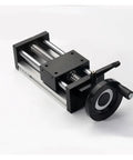 Manual Sliding Table XY Stage 100 to 500mm Stroke with SFU1204 Ballscrew Handwheel Double Optical Axis CNC Table for Saw and 3D Printer