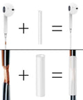 UL Listed 205 Piece Heat Shrink Tubing Kit With Three Point Five Inch Length Clear Three To One Shrink Ratio Waterproof