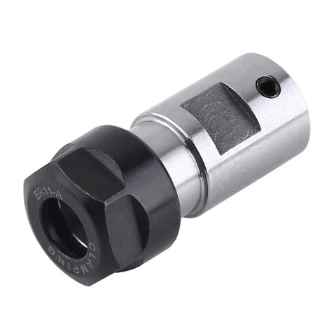 8mm Collet Chuck For CNC Milling Spindle Shaft Inner With Straight Shank And Clamping Nut Pro Grade Precision Ground Steel Tool