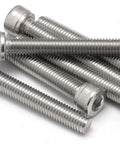 Stainless steel screws from 50 Piece Socket Head Cap Screw Set M6 X 20mm, 25mm, 30mm, 35mm, 40mm Stainless Steel 304 Bright Finish