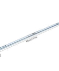 Heavy Duty Drawer Slide Rails 2 Pair Ball Bearing Cabinet Hardware Cold Rolled Steel, 45cm length for kitchen drawers.