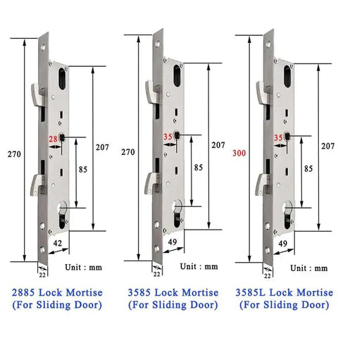 All Weather Smart Door Lock With Hella Durable Fingerprint Entry Smart App Control And Physical Key Backup No Sweat Mounting for different lock mortise designs.