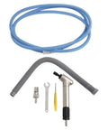 Pro Grade Pneumatic Air Die Grinder Kit Spins At 52500 Rpm With Hardened Steel Body tools, hoses, and accessories for efficient grinding and polishing.
