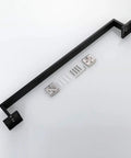Heavy Duty 23.6 Inch Black Stainless Steel Towel Bar Rack For Bathroom And Kitchen Rustproof SUS 304 Wall Mount Towel Holder With Screws