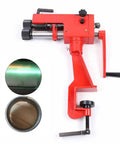 7 Inch Bead Roller for Sheet Metal - Heavy Duty Cast Steel Manual Tool with 6 interchangeable dies, side view