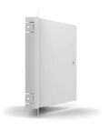 Heavy Duty Galvanized Steel Access Door 24 X 36 Inches White Flush Wall And Ceiling Hatch side view with concealed hinges