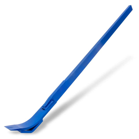 Flat Fulcrum Monster Pry Bar 56 Inch All Steel Construction Heavy Duty Crowbar For Concrete Demo And Form Removal Wrecking And Prying Jobs