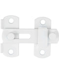 White Stainless Steel Barn Door Latch For Sliding And Bi Fold Doors, Rustic Antique Gate Lock For Cabinets And Closets, Easy Install