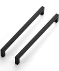 18 Pack 10 Inch Square Cabinet Handles Matte Black Pulls For Kitchen Cabinets And Drawers Center To Center 10 Inches