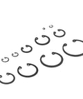 300 Piece Snap Ring Set With Alloy Steel Retaining Rings For Automotive Repair Internal And External Circlips, 18 Sizes From 3mm To 32mm, Heavy Duty Auto Maintenance Kit For Home Mechanic Use, assorted snap rings