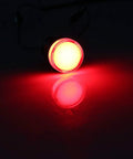 Two Pack Red Indicator Light For Electrical Control Panels, AC And DC 110V, 22mm Panel Mount With Lock Nut, Low-Profile Behind-The-Panel Depth, Ideal For HVAC Systems, DIY Projects And Control Boxes, lit