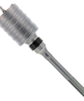 Beast Mode SDS Max Carbide Tipped Core Bit With Peak Point Tip, Two And Five Eighths Inch Diameter, side view.