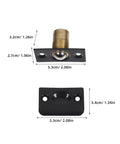 Adjustable Stainless Steel Ball Catch Set With Strike Plate For Closet Doors Silent Close Hardware Keeps Doors Quiet And Secure